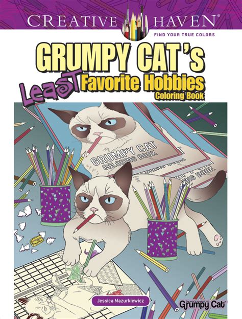 Creative Haven Grumpy Cat s Least Favorite Hobbies Coloring Book Creative Haven Coloring Books Kindle Editon