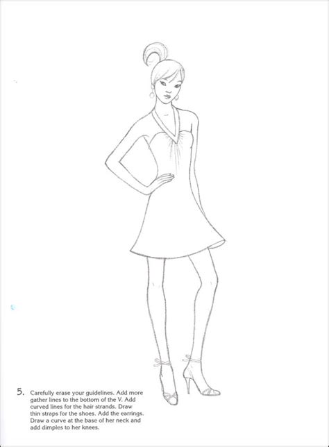 Creative Haven How to Draw Fashion Figures Adult Coloring Reader