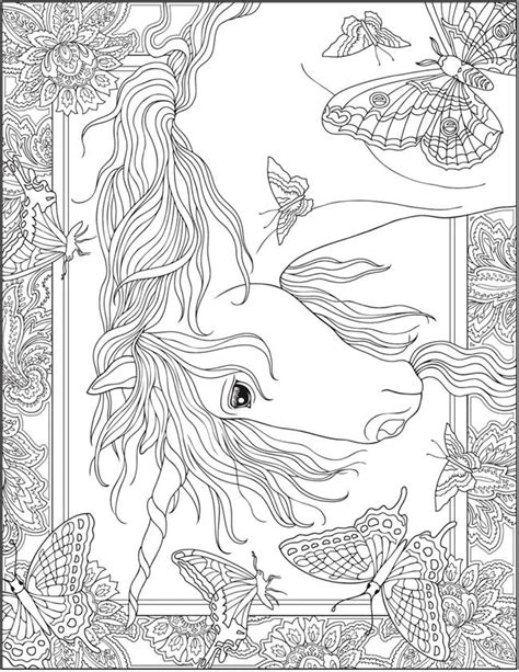 Creative Haven How to Draw Horses Adult Coloring Doc
