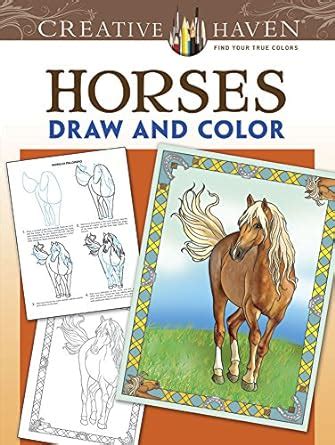 Creative Haven How to Draw Horses Adult Coloring PDF