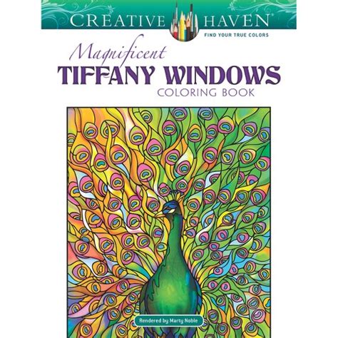 Creative Haven Magnificent Tiffany Windows Coloring Book Adult Coloring PDF