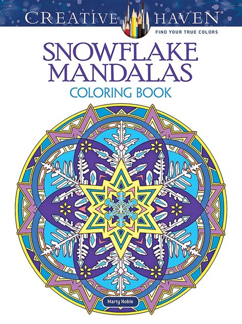 Creative Haven Snowflake Mandalas Coloring Book Adult Coloring Doc