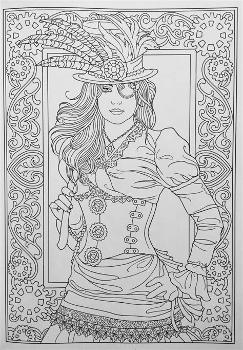 Creative Haven Steampunk Fashions Coloring Epub