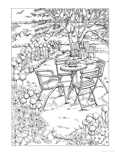 Creative Haven Summer Scenes Coloring Book Adult Coloring Reader