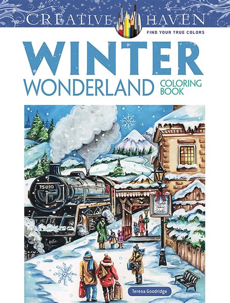 Creative Haven Winter Wonderland Coloring Kindle Editon