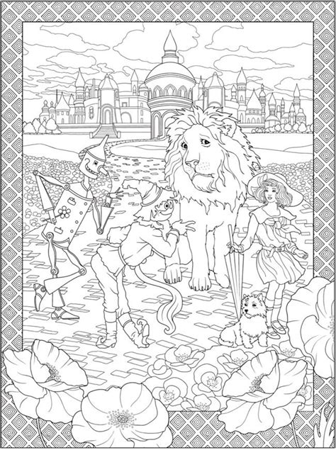 Creative Haven Wizard of Oz Designs Coloring Book Adult Coloring Doc