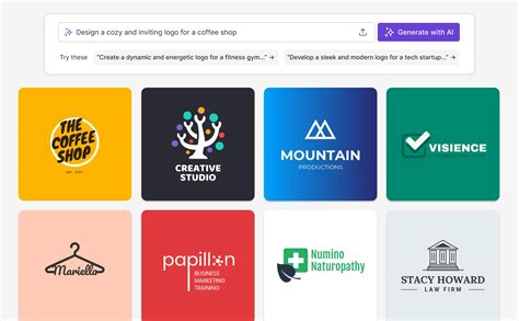 Creative Logo Generator AI: Your Gateway to Visual Brand Dominance