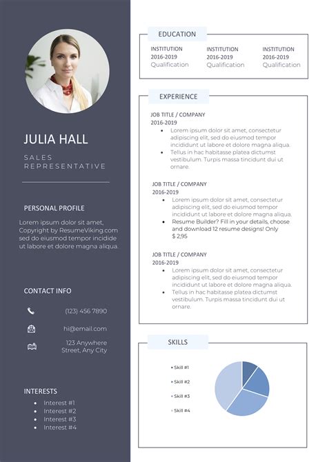 Creative Resume Templates For Free