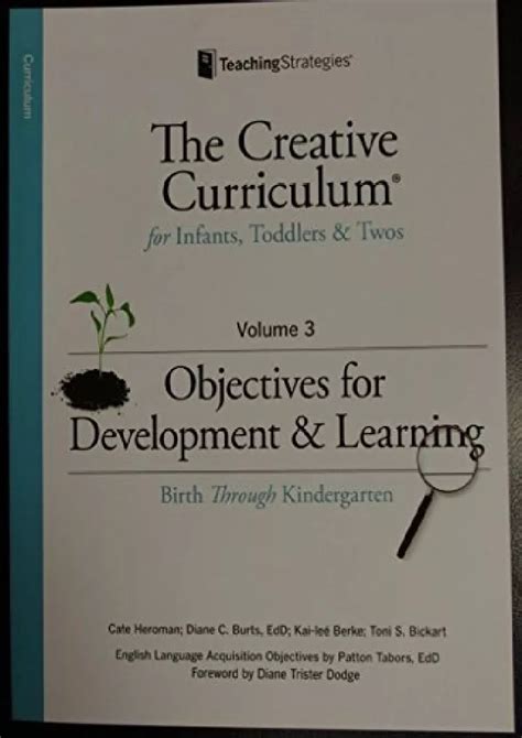 Creative curriculum for infants toddlers and twos Ebook Epub