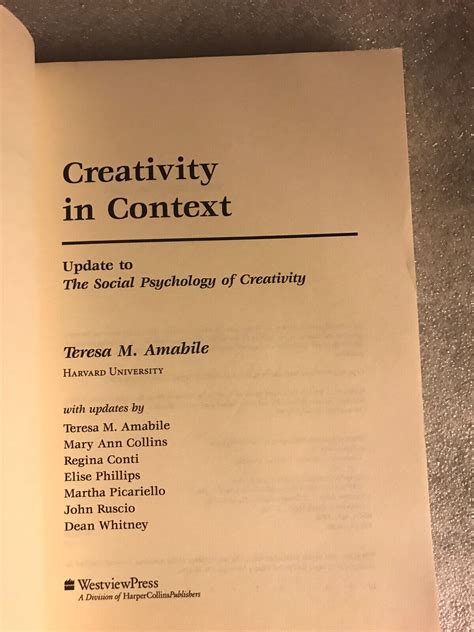 Creativity In Context Update To The Social Psychology Of Creativity Kindle Editon