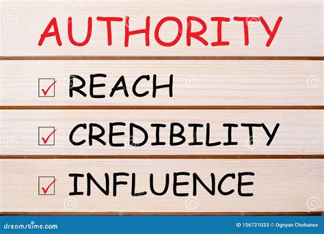 Credibility and Authority: