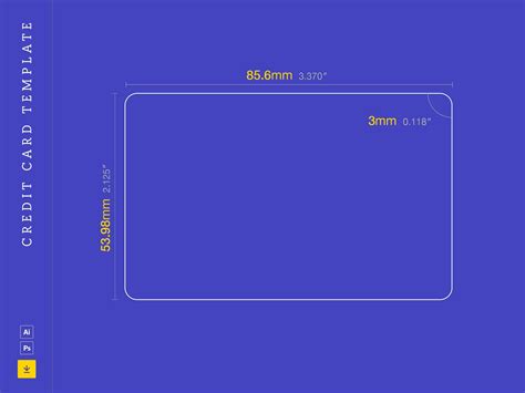 Credit Card Size Template