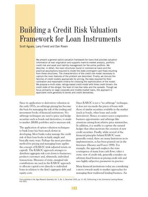 Credit Risk Valuation Corrected 2nd Printing Epub