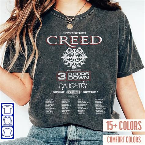 Creed Tour Shirts: A Journey Through the Decades