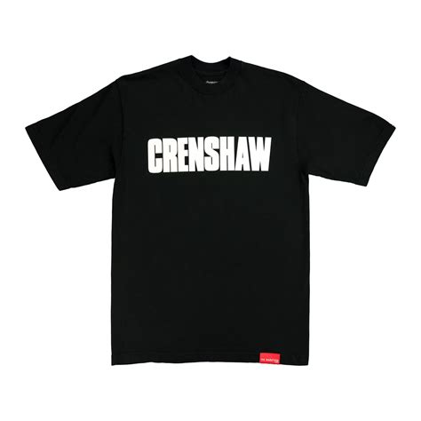 Crenshaw Tee Shirts: A Unifying Symbol of Black Pride and Culture