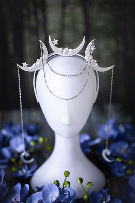 Crescent Moon Headpiece: