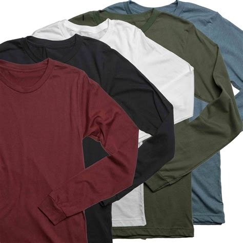 Crew Necks and V-Necks: