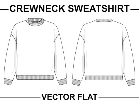 Crewneck Sweatshirt Template