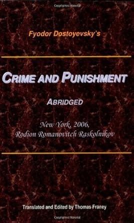 Crime and Punishment Abridged New York Rodion Romanovitch Raskolnikov Doc