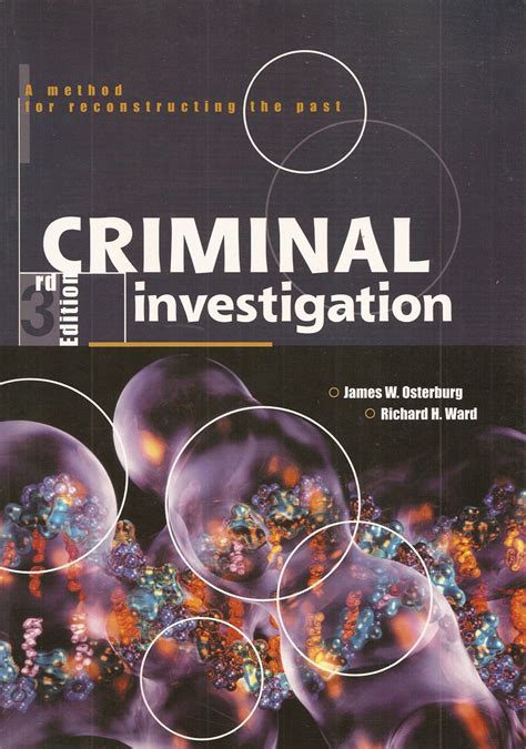 Criminal Investigation A Method for Reconstructing the Past 3rd Edition Epub