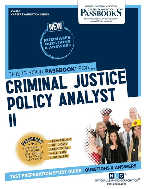 Criminal Justice Policy AnalystPassbooks PDF