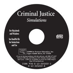 Criminal Justice Simulations Brief CD-ROM Reader