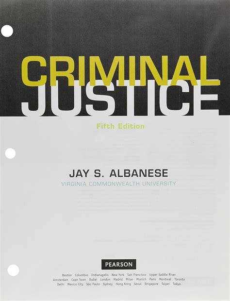 Criminal Justice Student Value Edition Plus NEW MyCJLab Access Card Package 5th Edition PDF