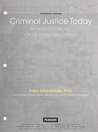 Criminal Justice Today An Introductory Text for the 21st Century Student Value Edition 11th Edition PDF