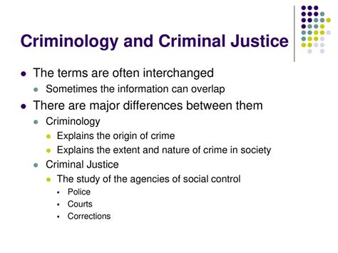 Criminal Justice and Criminology Terms Reader