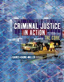 Criminal Justice in Action Paperbound Edition with InfoTrac Doc