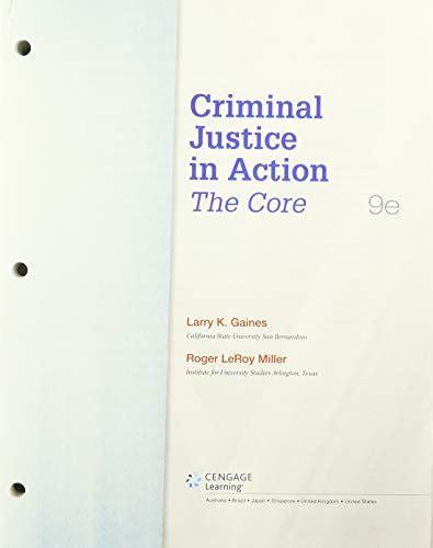 Criminal Justice in Action The Core Loose-leaf Version Reader