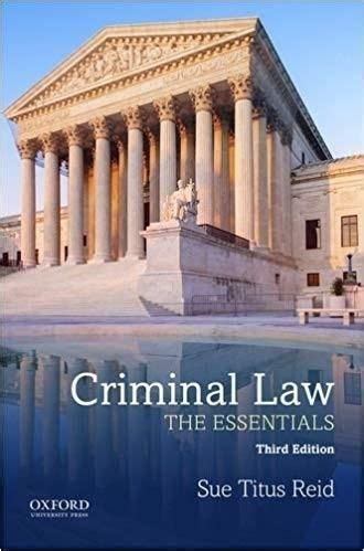 Criminal Law The Essentials Doc
