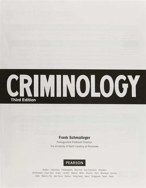 Criminology Justice Series 3rd Edition PDF