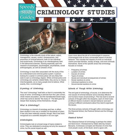 Criminology Studies Speedy Study Guides PDF