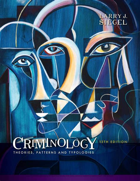 Criminology Theories Patterns and Typologies Reader