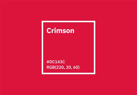 Crimson, the Color of Power: