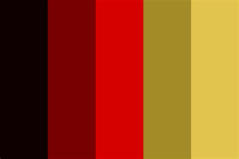 Crimson and Gold Palette: