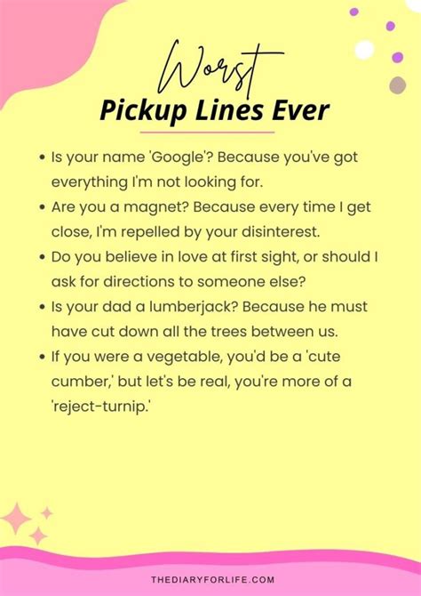 Cringey Pickup Lines: A Guide to the Most Embarrassing Lines Ever