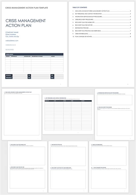 Crisis Plan Template