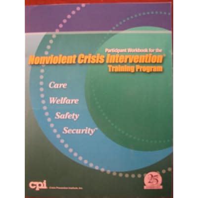 Crisis Prevention Intervention Workbook Answers Kindle Editon