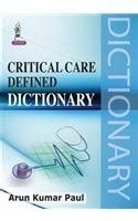 Critical Care Defined Dictionary Reader