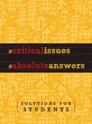 Critical Issues Absolute Answers Doc