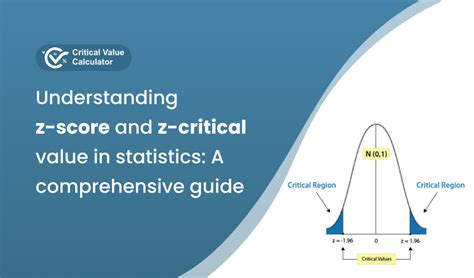 Critical Z Value Chart: A Comprehensive Guide for Hypothesis Testing