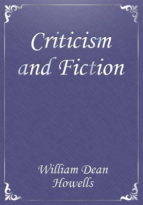 Criticism and fiction Epub