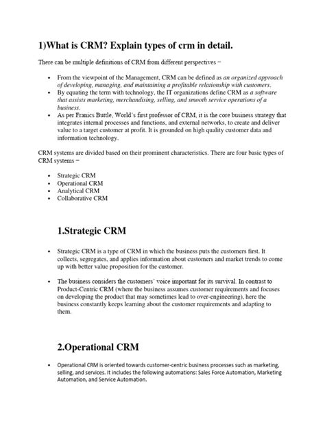 Crm Answers Epub