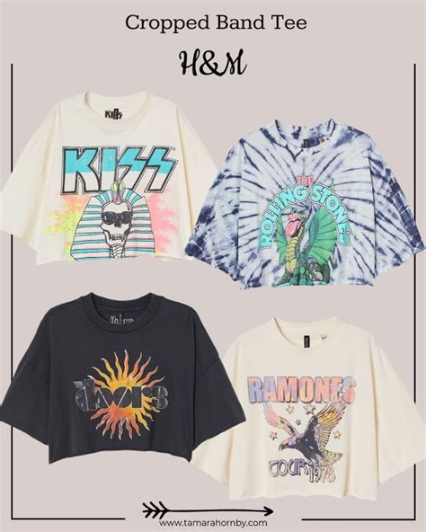 Cropped Band Shirts: Express Your Fandom and Stay Stylish