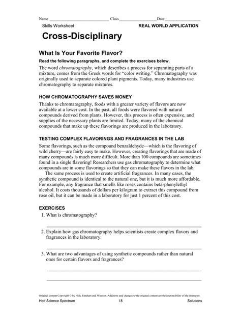 Cross Disciplinary Answers PDF