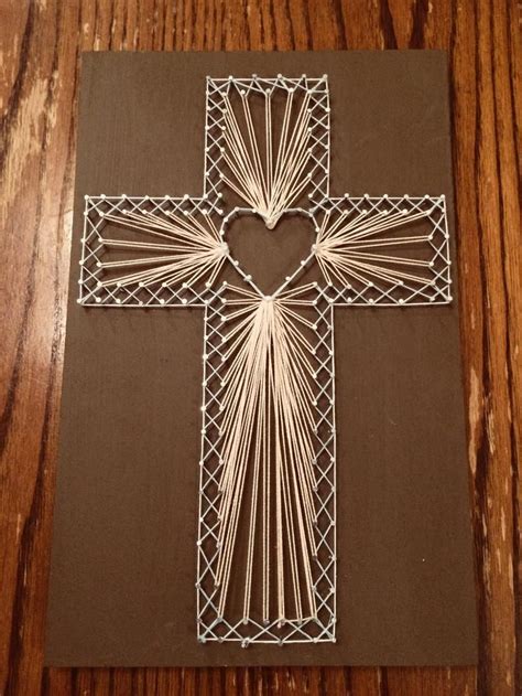 Cross Template For String Art