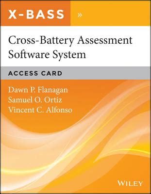 Cross-Battery Assessment Software System X-BASS Online Reader