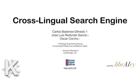 Cross-lingual Search: